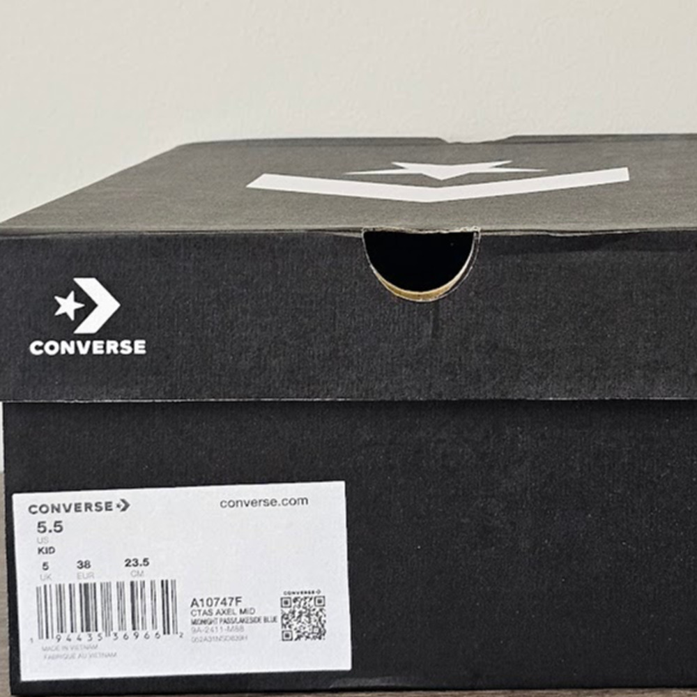 Converse CTAS Axel Mid Top Sneakers Women's Size 7.5 A03607F Blue NWT - Picture 7 of 7